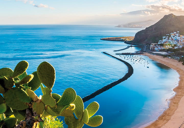 A view over Tenerife in the summer, Canary Islands